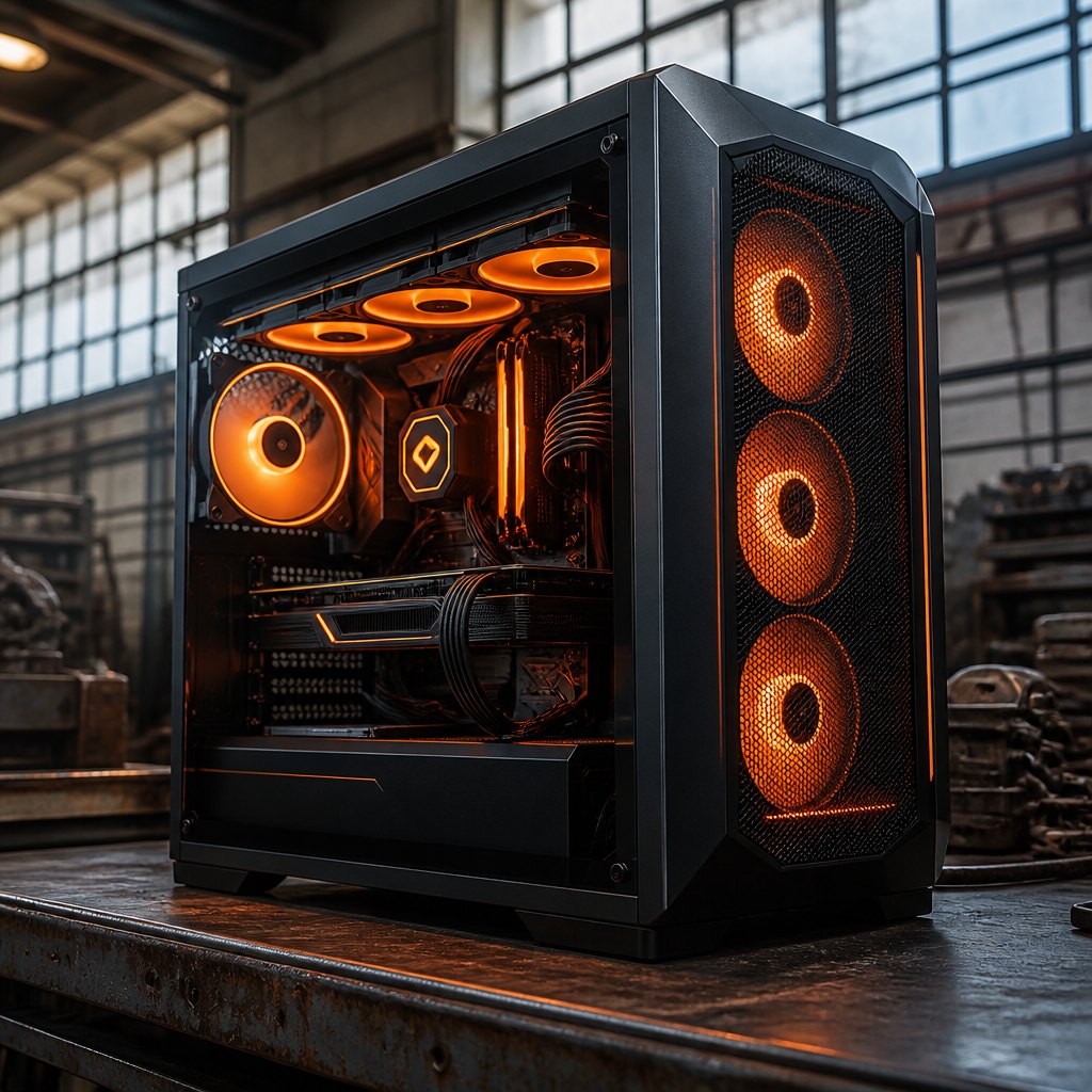 The floor, rigs humming.